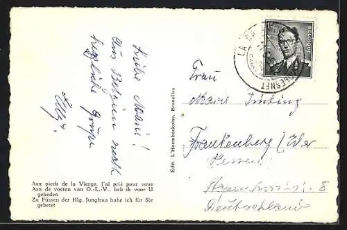 AK Banneux-Notre-Dame, Le Chemin de l`Apparition, Source et Chapelle