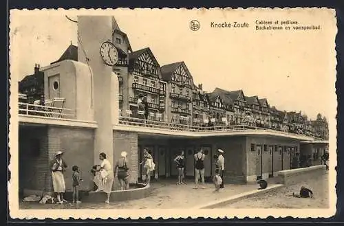 AK Knocke-Zoute, Cabines et pediluve