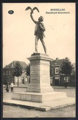 AK Roeselare, Standbeeld Rodenbach