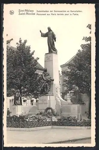 AK Sint-Niklaas, Gedenkteeken des Gesneuvelden en Gemartelden