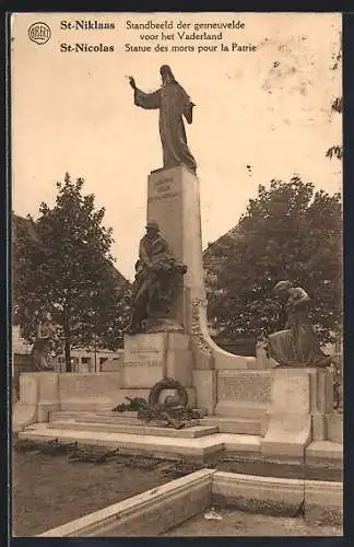AK St-Niklaas, Standbeeld der gesneuvelde voor het Vaderland