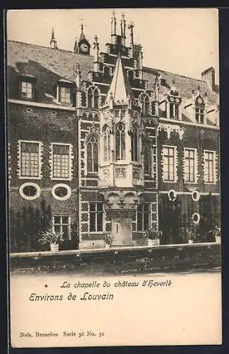 AK Heverlé /Louvain, La chapelle du chateau d`Heverlé
