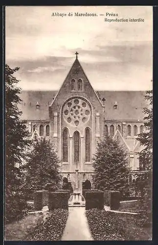 AK Anhée, Abbaye de Maredsous, Préau