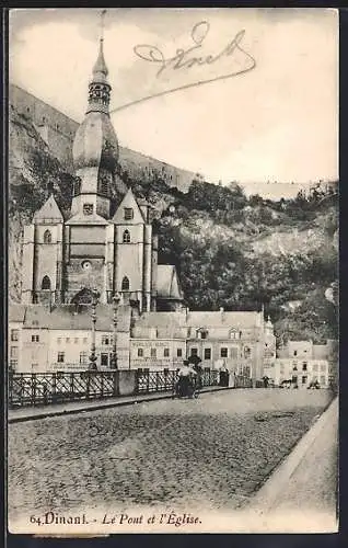 AK Dinant, Le Pont et l`Église