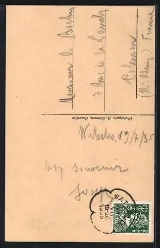 AK Waterloo, Les escaliers de la Butte