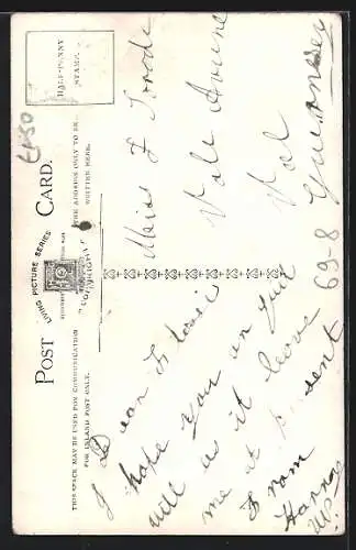 AK Frau zieht einen Zahn