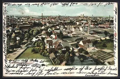 AK Zittau, Ortsansicht