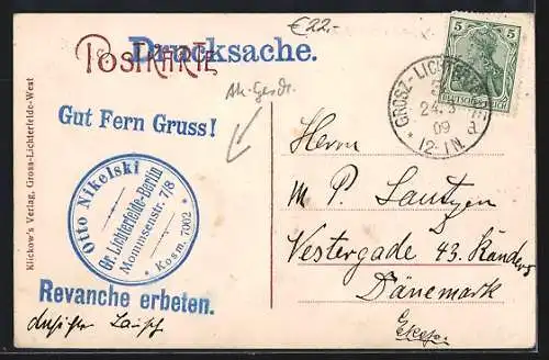 AK Berlin-Gross-Lichterfelde, Jägerstrasse m. Kindern