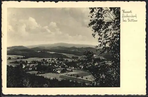AK Lückendorf, Blick nach dem Ort