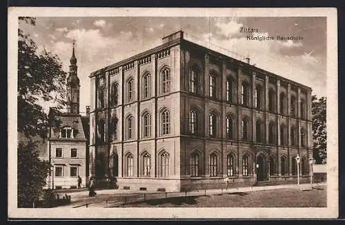 AK Zittau, Vor der königl. Bauschule