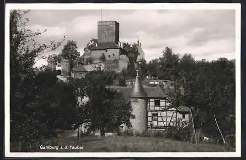 AK Gamburg a. d. Tauber, Gesamtansicht