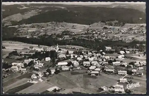 AK Höchenschwand, Fliegeraufnahme des Ortes