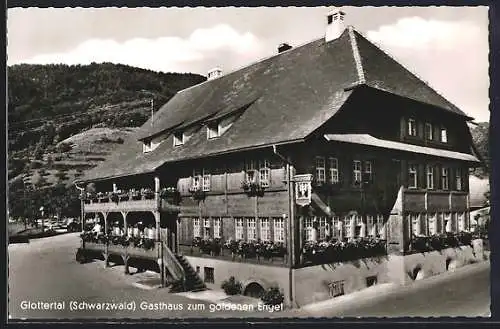 AK Glottertal, Gasthaus zum goldenen Engel