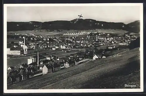AK Ebingen, Ortsansicht mit Häusern