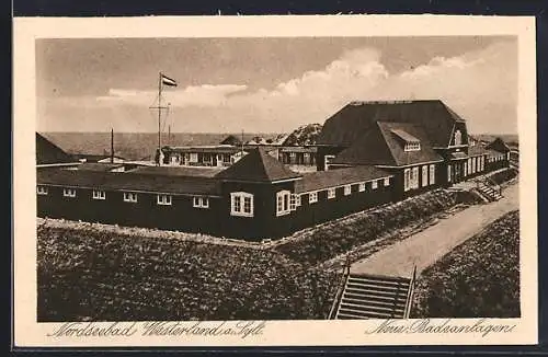 AK Westerland / Sylt, Neue Badeanlagen