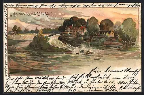 Lithographie Augsburg, Ablass