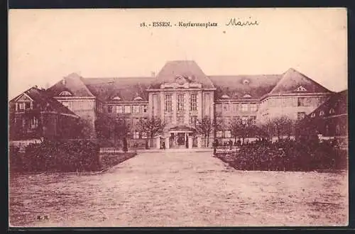 AK Essen / Ruhr, Kurfürstenplatz
