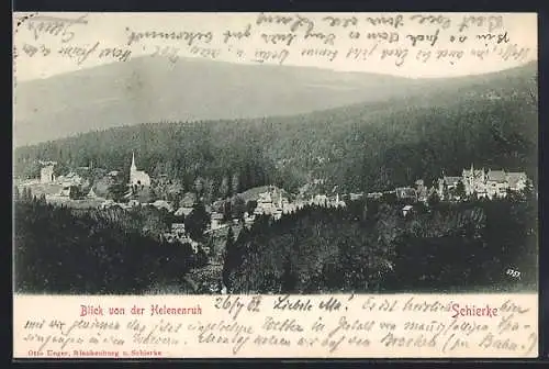 AK Schierke, Blick von der Helenenruh