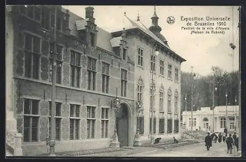 AK Bruxelles / Brüssel, Exposition Universelle 1910, Pavillon de la ville d`Anvers