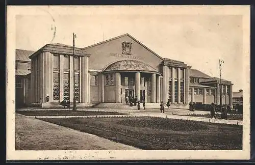 AK Leipzig, Weltausstellung für Buchgewerbe und Graphik 1914, Sonderausstellung Der Kaufmann