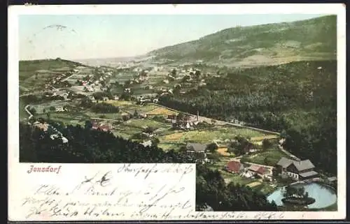 AK Johnsdorf, Panorama des Ortes