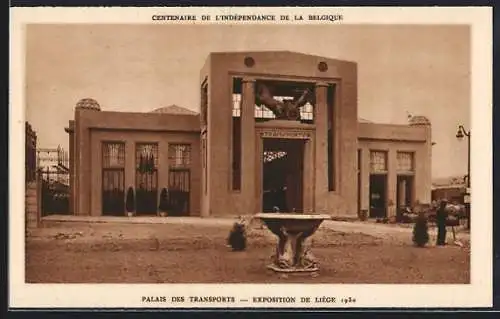 AK Liege, Exposition 1930, Palais des Transports
