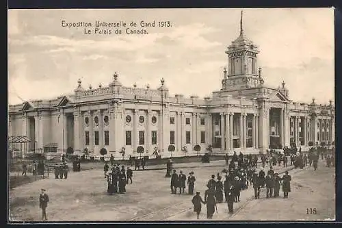 AK Gand, Exposition Universelle 1913, Le Palais du Canada