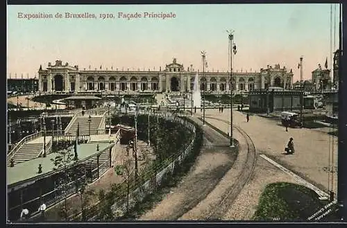 AK Bruxelles, Exposition 1910, Facade Principale, Ausstellung