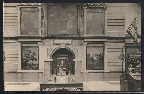 AK Gand, L`Exposition 1913, L`Art Ancien dans les Flandres, Arc de Triomphe de 1635