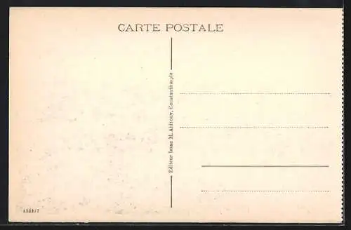 AK Constantinople, Place de Taxim et Monument de la République, Strassenbahn