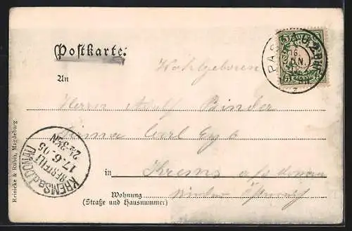 AK Passau, Ortsansicht mit Jlzstadt