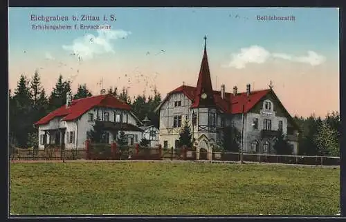 AK Eichgraben / Zittau, Blick auf das Erholungsheim für Erwachsene Bethlehemstift