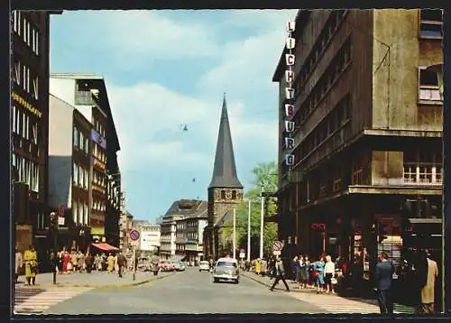 AK Essen, Lichtburg in der Kettwiger Strasse