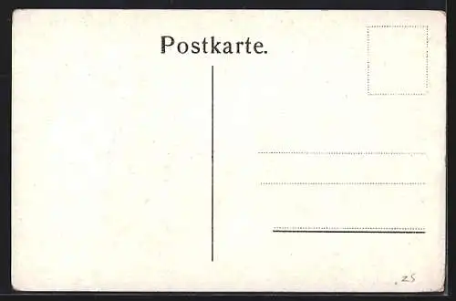 AK München, Ausstellung bemalter Wohnräume 1909, küche in der bürgl. Wohnung