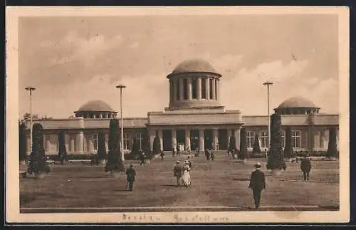 AK Breslau, Ausstellung zur Jahrhundertfeier der Freiheitskriege 1913, Das Gebäude der Historischen Ausstellung