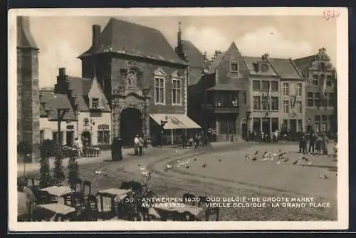 AK Antwerpen, Oud Belgie, de groote Markt
