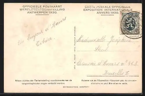 AK Antwerpen / Anvers, Wereldtentoonstelling 1930, Exposition Internationale, Elektrische Hoeve, Ferme Electrique