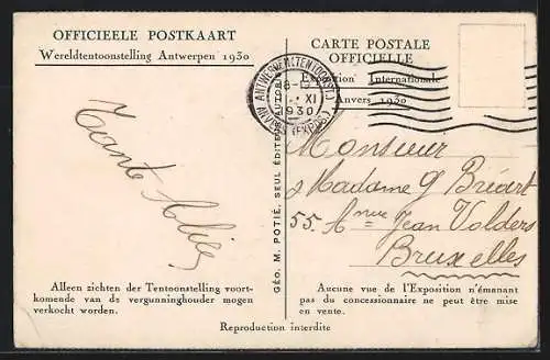 AK Anvers, Exposition 1930, Pavillon du Portugal