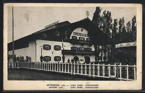 AK Wereldtentoonstelling Antwerpen 1930, Luna Park Oberbaiern
