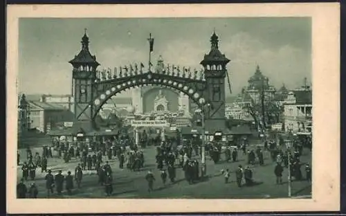 AK Praha, Prager Mustermesse, Eingang