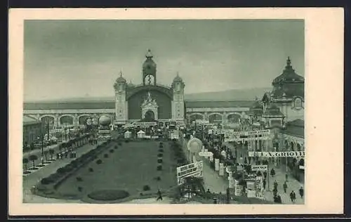 AK Prag, Prager Mustermesse, Ausstellungshalle