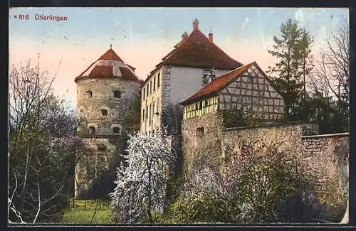 AK Überlingen / Bodensee, An der Burg