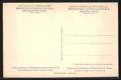AK Antwerpen, Ausstellung 1930, Het Nederlansch Paviljoen