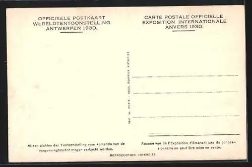 AK Antwerpen, Ausstellungspavillon der französischen Kolonien auf der Exposition Internationale 1930