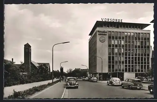 AK Oldenburg, Vorsorge-Hochhaus mit Strassenpartie