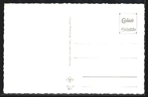 AK Oldenburg / O., Blick auf das Vorsorge-Hochhaus mit Autos