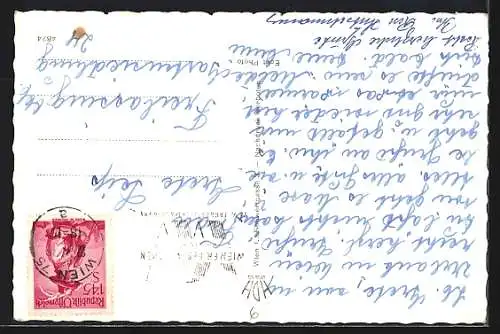 AK Wien, Westbahnhof mit Strassenbahn