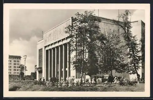 AK Berlin, Stalinallee, Deutsche Sporthalle