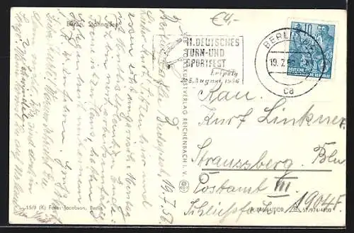 AK Berlin, Blick in die Stalinallee