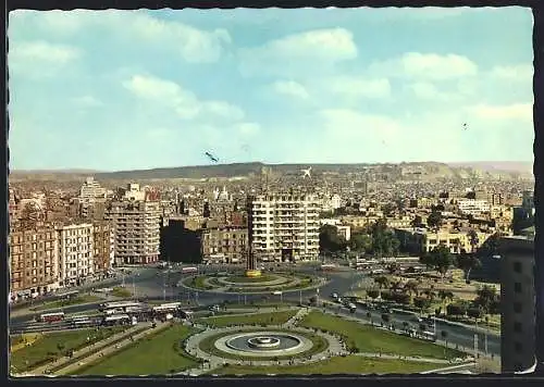 AK Kairo, Generalansicht vom Nil Hilton Roof gesehen